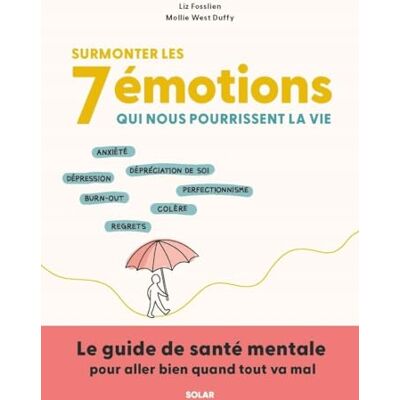Liz Fosslien Surmonter Les 7 Émotions Qui Nous Pourrissent La Vie : Anxiété, Dépréciation De Soi, Dépression, Burn-Out, Perfectionnisme, Regrets : Le Guide De Santé Mentale Pour Aller Bien Quand Tout Va Mal - Publicité Liz Fosslien Surmonter Les 7 Émotions Qui Nous Pourrissent La Vie : Anxiété, Dépréciation De Soi, Dépression, Burn-Out, Perfectionnisme, Regrets : Le Guide De Santé Mentale Pour Aller Bien Quand Tout Va Mal - Publicité
