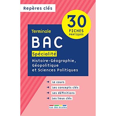 Raphaël Delarge Bac Spécialité Histoire Géographie, Géopolitique Et Sciences Politiques : Terminale : 30 Fiches Pratiques - Publicité Raphaël Delarge Bac Spécialité Histoire Géographie, Géopolitique Et Sciences Politiques : Terminale : 30 Fiches Pratiques - Publicité