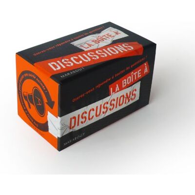 Marabout La Boîte À Discussions : Oserez-Vous Répondre À Toutes Les Questions ? - Publicité Marabout La Boîte À Discussions : Oserez-Vous Répondre À Toutes Les Questions ? - Publicité