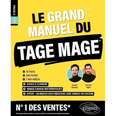 Joachim Pinto Le Grand Manuel Du Tage Mage : Nouveau Programme Officiel : 2024 - Publicité Joachim Pinto Le Grand Manuel Du Tage Mage : Nouveau Programme Officiel : 2024 - Publicité