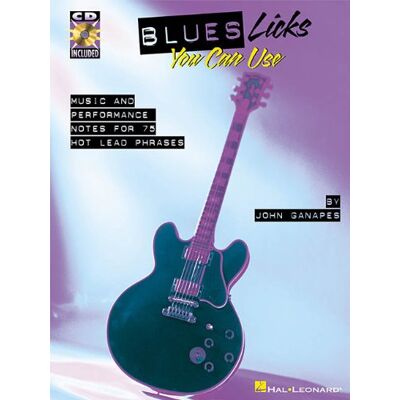 John Ganapes Blues Licks You Can Use Tab Book/cd - Publicité John Ganapes Blues Licks You Can Use Tab Book/cd - Publicité