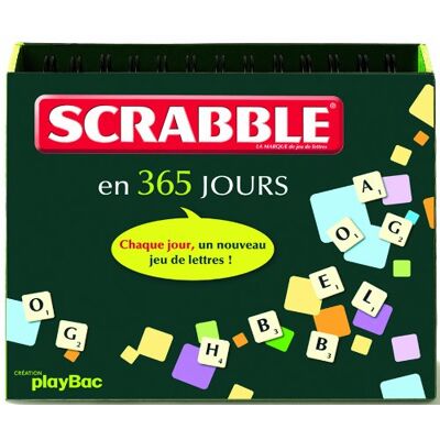 Play Bac Scrabble En 365 Jours - Publicité Play Bac Scrabble En 365 Jours - Publicité