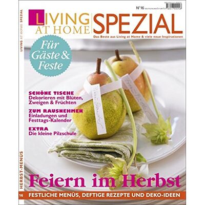 Gruner+Jahr GmbH & Co KG Living At Home Spezial 16: Herbstmenues - Publicité Gruner+Jahr GmbH & Co KG Living At Home Spezial 16: Herbstmenues - Publicité
