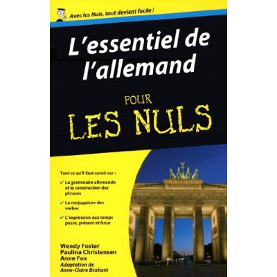 Wendy Foster L'Essentiel De L'Allemand Pour Les Nuls - Publicité Wendy Foster L'Essentiel De L'Allemand Pour Les Nuls - Publicité