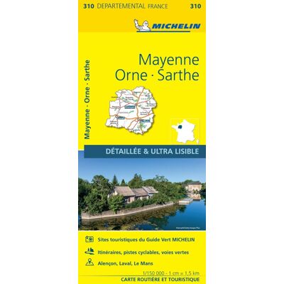 Collectif Michelin Michelin Mayenne,Orne,Sarthe 310 - Publicité Collectif Michelin Michelin Mayenne,Orne,Sarthe 310 - Publicité