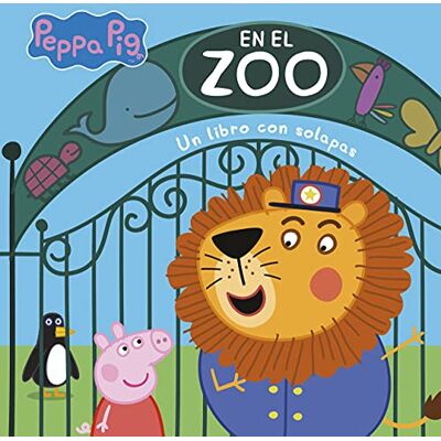 Hasbro Peppa Pig. Libro De Cartón Con Solapas - En El Zoo: Libro Con Solapas - Publicité Hasbro Peppa Pig. Libro De Cartón Con Solapas - En El Zoo: Libro Con Solapas - Publicité