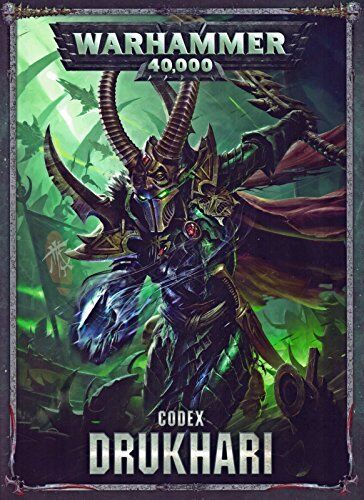 Warhammer 40k Dark Eldar Codex: Drukhari Hardcover-Buch (De) Games Workshop