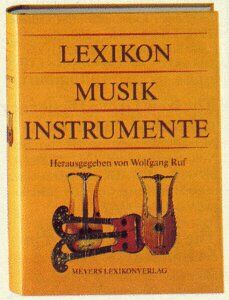 Wolfgang Ruf Lexikon Musikinstrumente