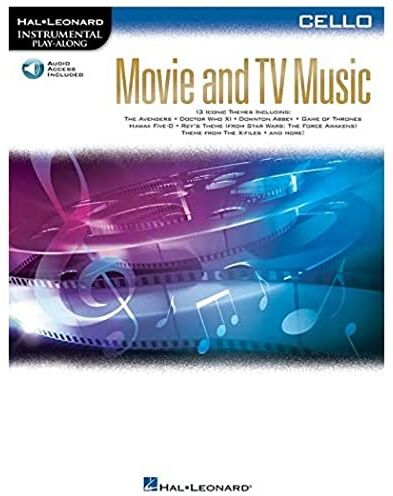 Hal Leonard Corp Movie And Tv Music For Cello: Instrumental Play-Along Series [With Access Code] (Hal Leonard Instrumental Play-Along)