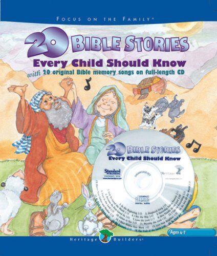 20 Bible Stories Every Child Should Know: With 20 Original Bible Story Songs On Full-Length Cd