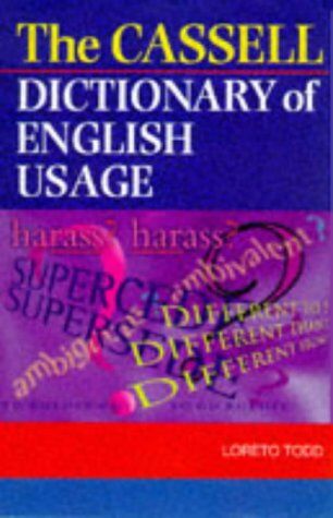 Loreto Todd The Cassell Dictionary Of English Usage