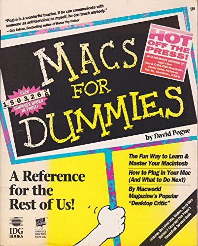 David Pogue Macs For Dummies