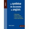 Mathias Degoute La Synthèse De Documents En Anglais