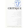 Critique N.523 (Revue Critiq)