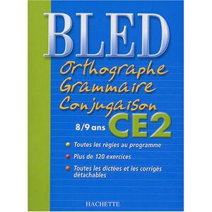 Berlion-d Bled : Orthographe Grammaire Conjugaison Ce2, Édition 2004 (Cahiers