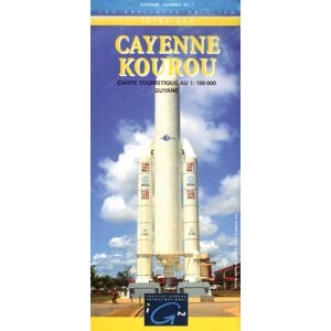 Carte Routière : Cayenne - Kourou (Outre Mer)