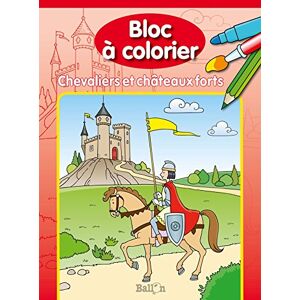 Ballon Chevaliers Et Chateaux Fr (Bloc À Colorier)