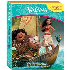 Phidal – vaiana Koffer Buch Mit 12 figuren + Spielmatte, 9782764341803, Mehrfarbig