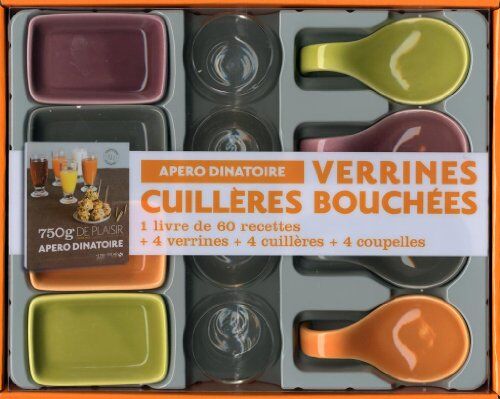 Charlotte Lascève Verrines, Cuillères, Bouchées : Coffret Apéro Dînatoire