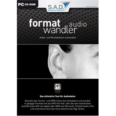 S.A.D. Formatwandler Für Audio & Musik 2 - Publicité S.A.D. Formatwandler Für Audio & Musik 2 - Publicité