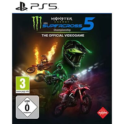 MILESTONE Monster Energy Supercross - The Official Videogame 5 (Playstation 5) - Publicité MILESTONE Monster Energy Supercross - The Official Videogame 5 (Playstation 5) - Publicité