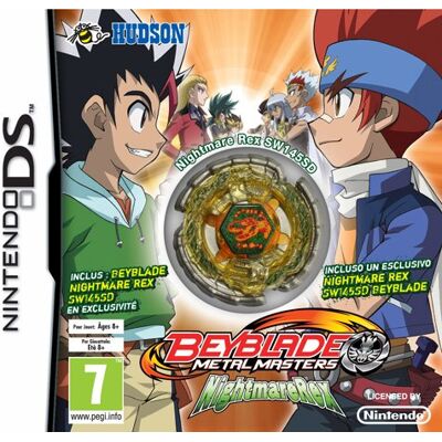 Hudson Beyblade Metal Masters: Nightmare Rex + Trottola - Publicité Hudson Beyblade Metal Masters: Nightmare Rex + Trottola - Publicité
