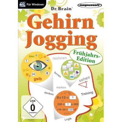 Magnussoft Dr. Brain Gehirnjogging Frühjahrsedition (Pc) - Publicité Magnussoft Dr. Brain Gehirnjogging Frühjahrsedition (Pc) - Publicité
