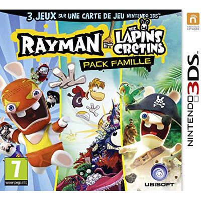 Rayman Et Les Lapins Cretins - Pack Famille - Publicité Rayman Et Les Lapins Cretins - Pack Famille - Publicité