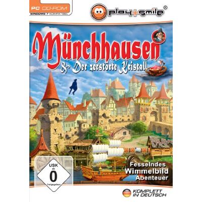 Rondomedia Münchhausen & Der zerstörte Kristall - Édition standard - Jeu vidéo - Publicité Rondomedia Münchhausen & Der zerstörte Kristall - Édition standard - Jeu vidéo - Publicité