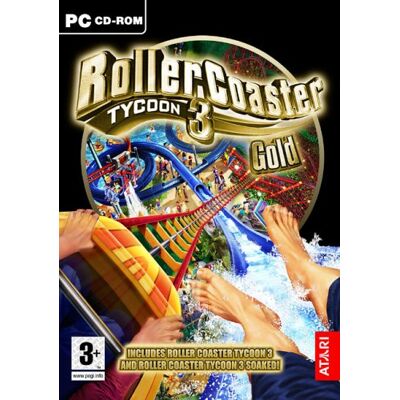 Namco Roller Coaster Tycoon 3 Gold - Publicité Namco Roller Coaster Tycoon 3 Gold - Publicité