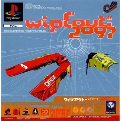 Psygnosis Wipeout 2097 - Playstation Ps1 - Publicité Psygnosis Wipeout 2097 - Playstation Ps1 - Publicité