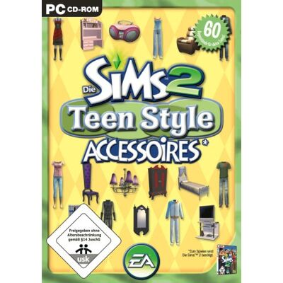 EA GAMES Die Sims 2 - Teen Style Accessoires (Add-On) - Publicité EA GAMES Die Sims 2 - Teen Style Accessoires (Add-On) - Publicité