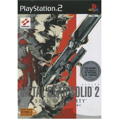 Konami Metal Gear Solid 2 - Sons Of Liberty (Französische Version) - Publicité Konami Metal Gear Solid 2 - Sons Of Liberty (Französische Version) - Publicité