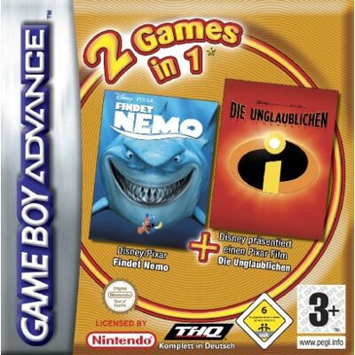 THQ 2 Games In 1 - Disney Pixar Pack 2 - Publicité THQ 2 Games In 1 - Disney Pixar Pack 2 - Publicité