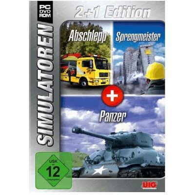 UIG Simulator Bundel: Abschlepp, Sprengmeister, Panzer Sim 2+1 Red - Publicité UIG Simulator Bundel: Abschlepp, Sprengmeister, Panzer Sim 2+1 Red - Publicité
