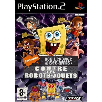 THQ Bob L'Eponge Et Ses Amis Contre Les Robots-Jouets - Publicité THQ Bob L'Eponge Et Ses Amis Contre Les Robots-Jouets - Publicité