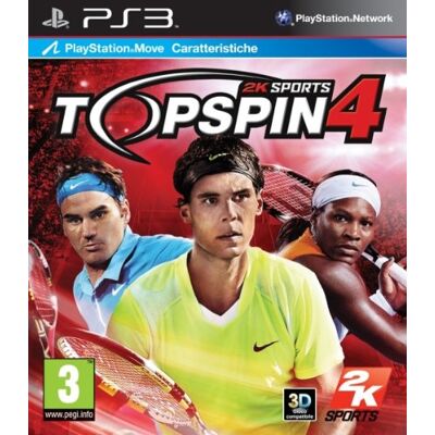 2K Gioco Ps3 Top Spin 4 - Publicité 2K Gioco Ps3 Top Spin 4 - Publicité