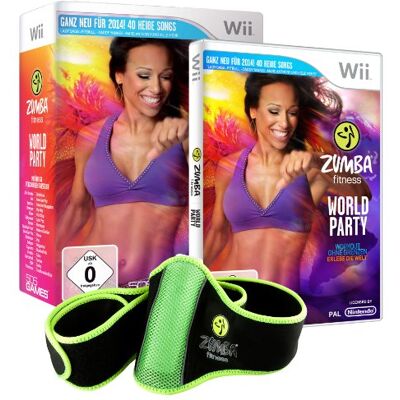 505 Games Zumba Fitness World Party (Inkl. Fitness-Gürtel) - Publicité 505 Games Zumba Fitness World Party (Inkl. Fitness-Gürtel) - Publicité