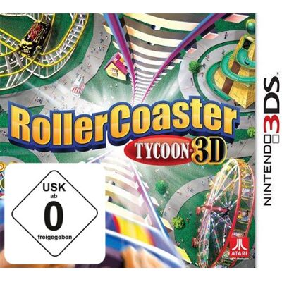 Atari Rollercoaster Tycoon 3d - Publicité Atari Rollercoaster Tycoon 3d - Publicité