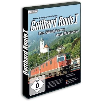 Aerosoft Train Simulator - Gotthard Route I: Von Zürich / Luzern Nach Göschenen - Publicité Aerosoft Train Simulator - Gotthard Route I: Von Zürich / Luzern Nach Göschenen - Publicité