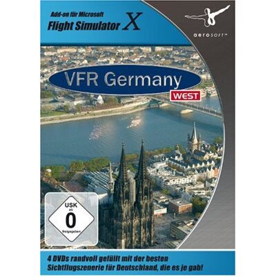 Aerosoft Flight Simulator X - Vfr Germany 1: West (Dvd-Rom) - Publicité Aerosoft Flight Simulator X - Vfr Germany 1: West (Dvd-Rom) - Publicité