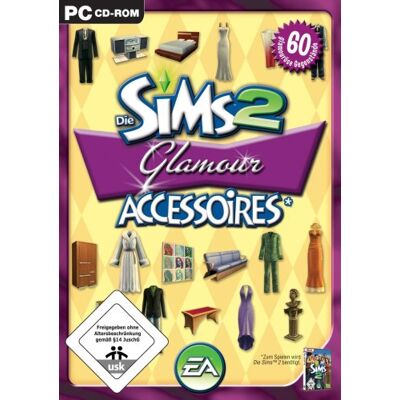 EA GAMES Die Sims 2 - Glamour Accessoires (Add-On) - Publicité EA GAMES Die Sims 2 - Glamour Accessoires (Add-On) - Publicité