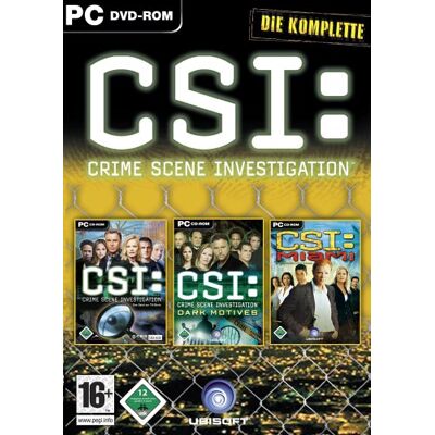 Ubisoft Die Komplette Csi (Triple Pack) (Dvd-Rom) - Publicité Ubisoft Die Komplette Csi (Triple Pack) (Dvd-Rom) - Publicité