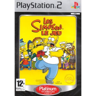 Sony Les Simpson Le Jeu Platinum - Playstation 2 - Fr - Publicité Sony Les Simpson Le Jeu Platinum - Playstation 2 - Fr - Publicité