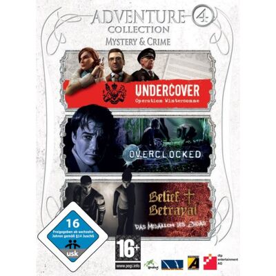 DTP Adventure Collection 4: Mystery & Crime (Undercover: Operation Wintersonne, Overclocked, Belief & Betrayal) - Publicité DTP Adventure Collection 4: Mystery & Crime (Undercover: Operation Wintersonne, Overclocked, Belief & Betrayal) - Publicité