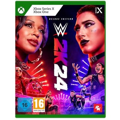 Wwe 2k24 Deluxe (Usk & Pegi) - Xbox One / Series X - Publicité Wwe 2k24 Deluxe (Usk & Pegi) - Xbox One / Series X - Publicité
