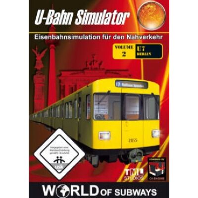 Aerosoft U-Bahn Simulator - Volume 2: U7 Berlin (World Of Subways) - Publicité Aerosoft U-Bahn Simulator - Volume 2: U7 Berlin (World Of Subways) - Publicité