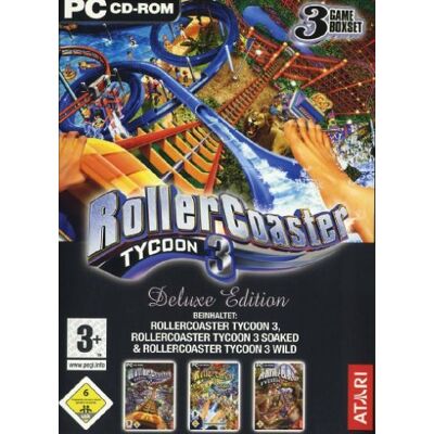 Atari Roller Coaster Tycoon 3 - Deluxe Edition - Publicité Atari Roller Coaster Tycoon 3 - Deluxe Edition - Publicité