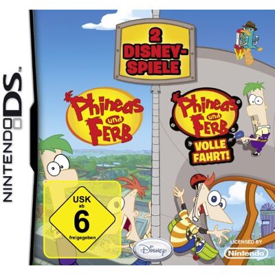 Disney Interactive Phineas Und Ferb 1 + 2 Doppelpack (Phineas Und Ferb / Phineas Und Ferb: Volle Fahrt!) - Publicité Disney Interactive Phineas Und Ferb 1 + 2 Doppelpack (Phineas Und Ferb / Phineas Und Ferb: Volle Fahrt!) - Publicité