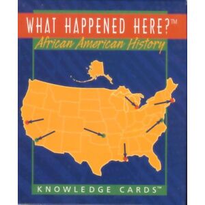 What Happened Here? African American History Knowledge Cards Deck